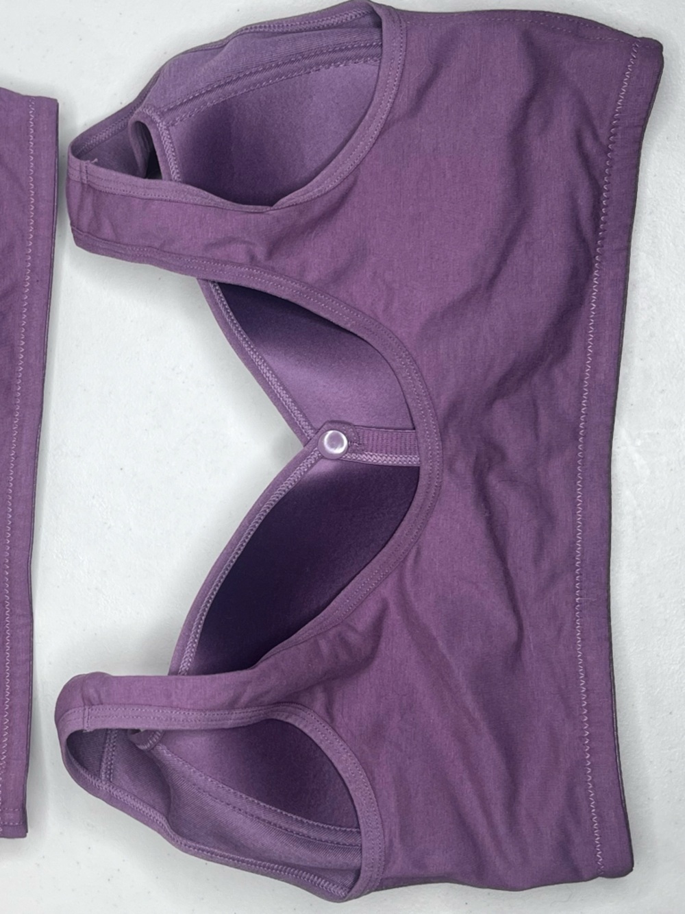 Women's Wireless Sz L Cotton Dainty Floral Front Closure Set of Two Bralettes - Picture 6 of 7